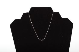 KABOCHON - AN 18K WHITE GOLD WITH DIAMONDS 'HOUB' NECKLACE