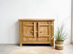 ISLAND LIVING - A TWO DOOR 'JAVA' SIDEBOARD