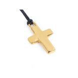 ROBERT LEE MORRIS - A VINTAGE GOLD PLATED CROSS PENDANT