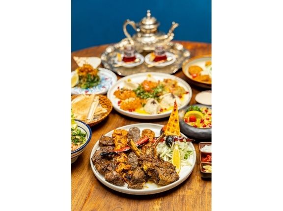 KAZBAR - A MIDDLE EASTERN DINNER FOR FIVE WITH WINE - Image 2 of 3