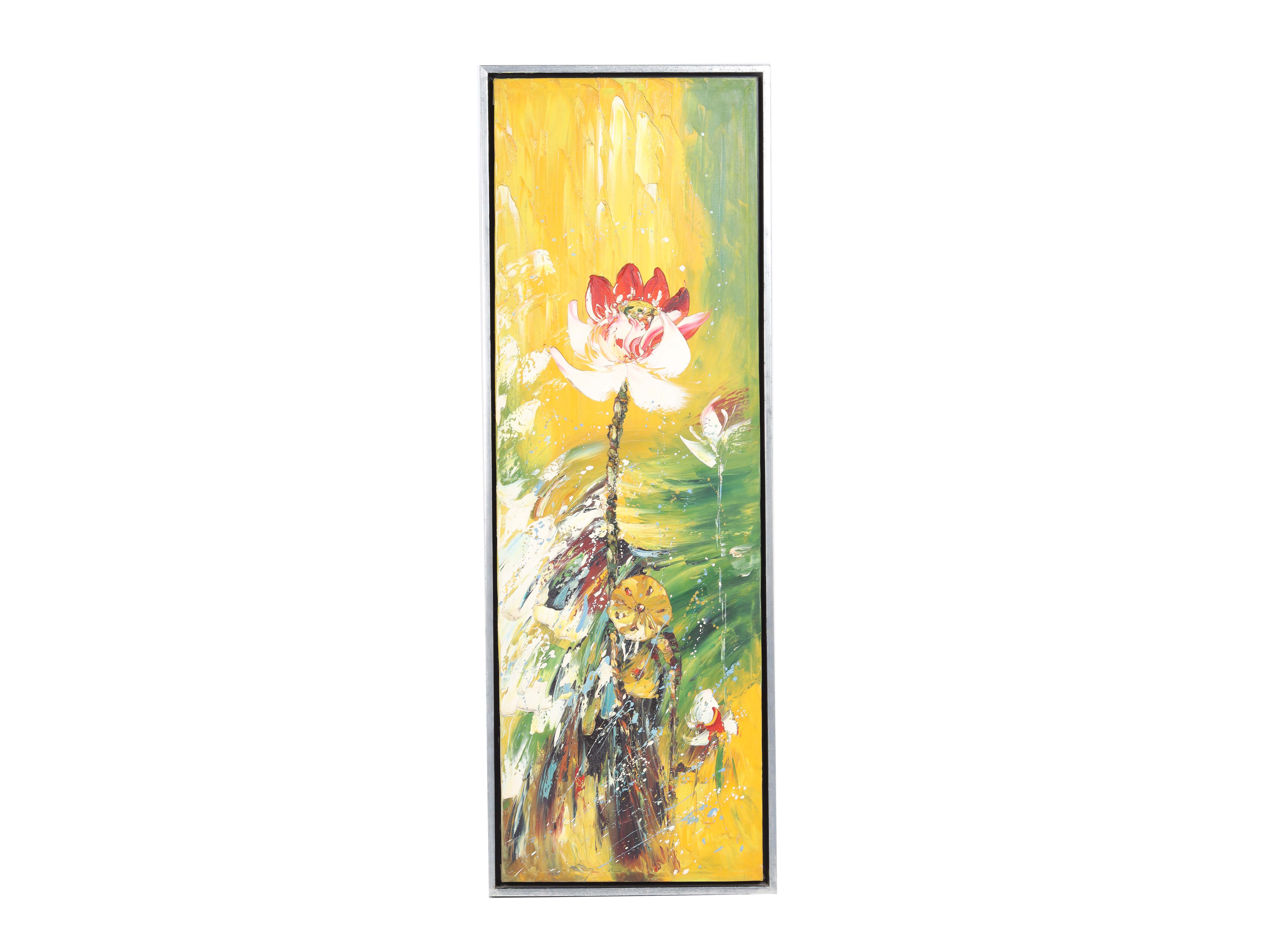 UNKNOWN - A LOTUS PAINTING FROM VIETNAM