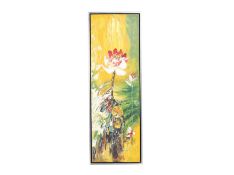 UNKNOWN - A LOTUS PAINTING FROM VIETNAM