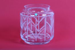 TIFFANY & CO. - A BOXED CUT GLASS LANTERN