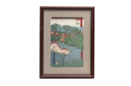 AFTER UTAGAWA HIROSHIGE - FIVE JAPANESE WOODBLOCK PRINTS