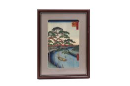 AFTER UTAGAWA HIROSHIGE - SIX JAPANESE WOODBLOCK PRINTS