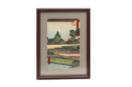 AFTER UTAGAWA HIROSHIGE - SIX JAPANESE WOODBLOCK PRINTS