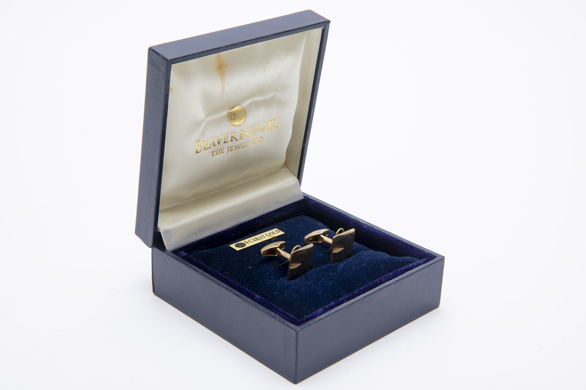 A PAIR OF 9K GOLD CUFFLINKS - Image 4 of 4