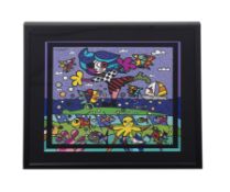 ROMERO BRITTO (BRAZILIAN, 1963) - UNTITLED PRINT