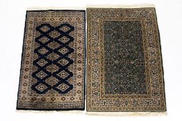 TWO SMALL WOOL RUGS