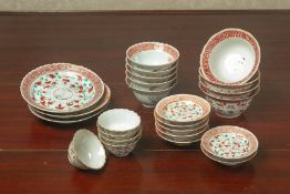 A GROUP OF PERANAKAN PORCELAIN ITEMS