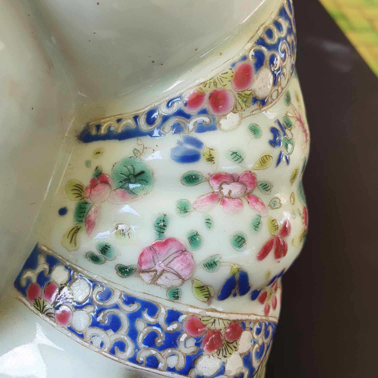 A FAMILLE ROSE PORCELAIN MODEL OF A BUDAI - Image 7 of 8