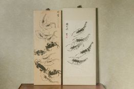 TWO CHINESE INK PAINTINGS