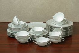 A NORITAKE WHITEBROOK PATTERN PART DINNER SERVICE