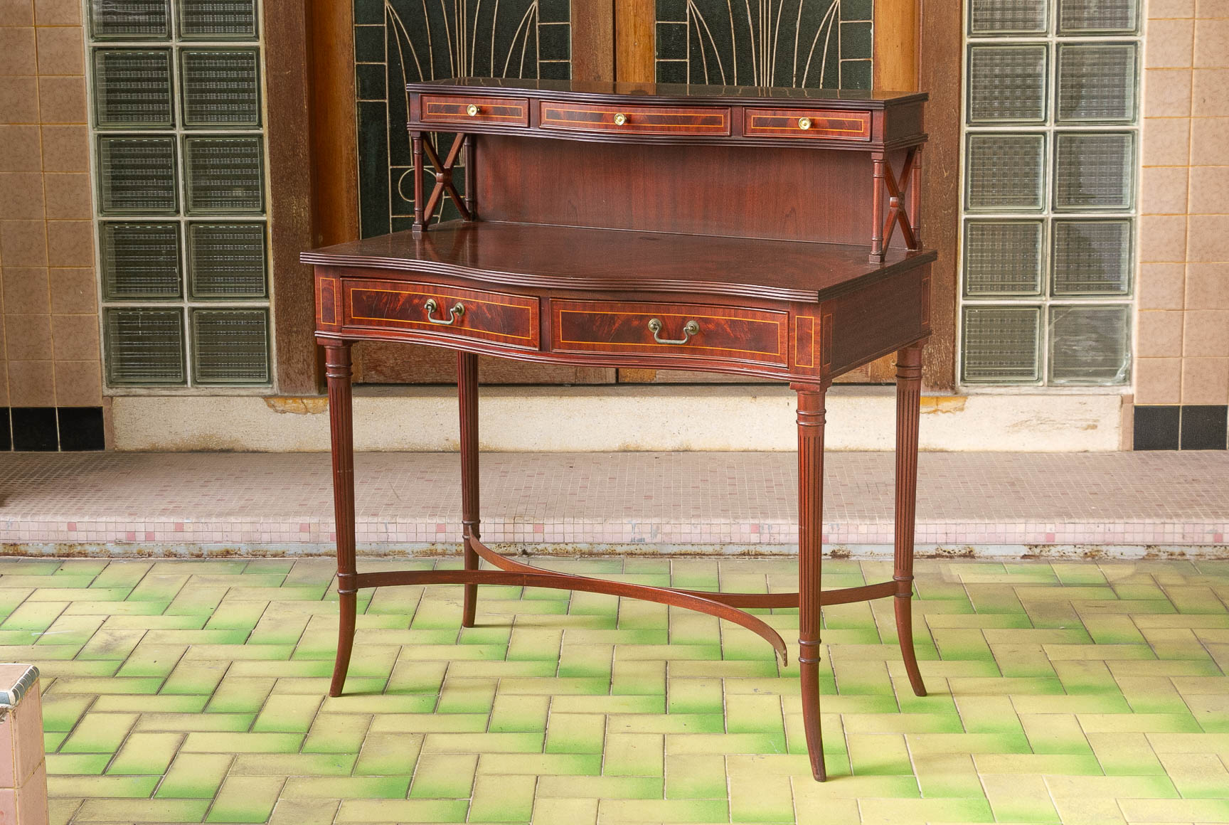 AN EDWARDIAN STYLE WRITING DESK