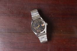 A TUDOR PRINCE OYSTERDATE 34 STAINLESS STEEL WRISTWATCH