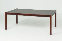 A DANISH ROSEWOOD COFFEE TABLE