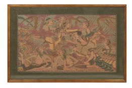 JAVANESE WAYANG PAINTING