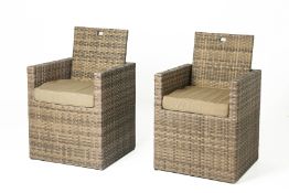 A PAIR OF 'DUO' OUTDOOR CHAIRS