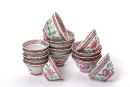 A COLLECTION OF PORCELAIN TEABOWLS