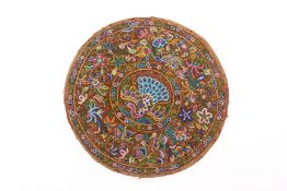 A CIRCULAR BEADED PANEL