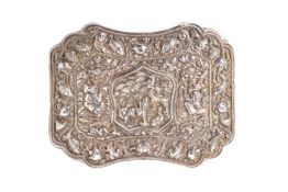 A STRAITS CHINESE BELT BUCKLE