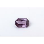 A 4.01 CT LOOSE PURPLE SPINEL
