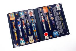 A SECOND EDITION SWATCH HISTORICAL OLYMPIC GAMES COLLECTION