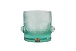 A MOSER CRYSTAL ENGRAVED GLASS ICE BUCKET