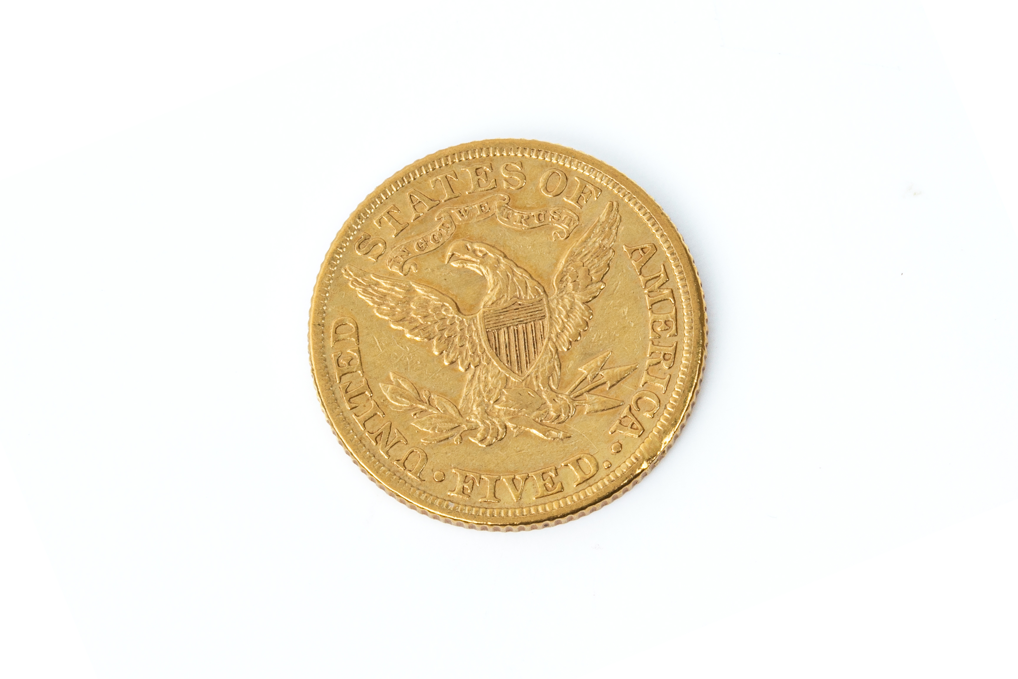 A UNITED STATES OF AMERICA FIVE DOLLAR COIN - Image 2 of 2