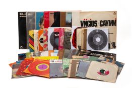 A COLLECTION OF VINYL RECORDS