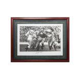 A GROUP OF ASSORTED RUGBY PRINTS AND MEMORABILIA