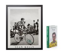 A SEAN KELLY SIGNED LITHOGRAPH AND AUTOBIOGRAPHY
