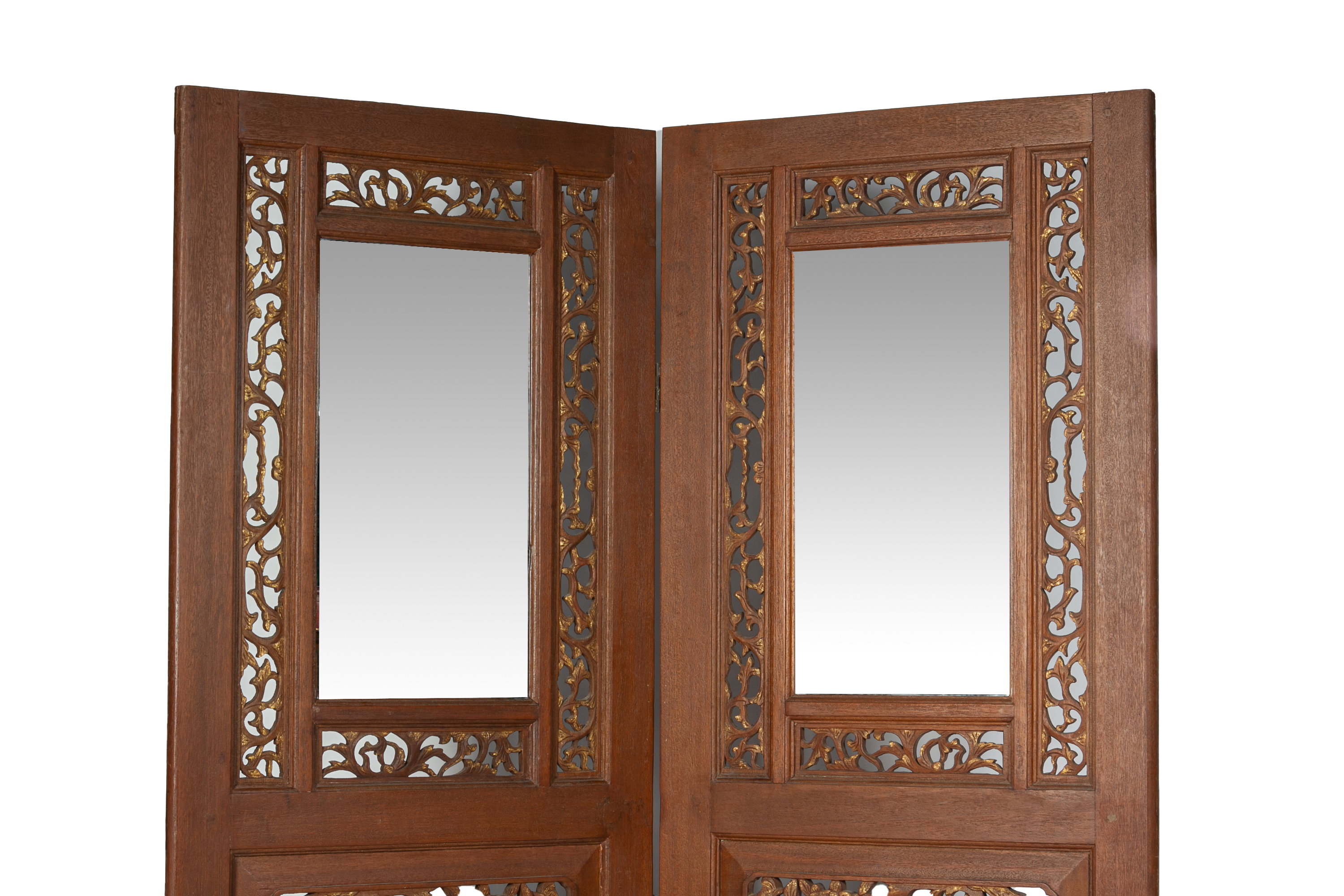 A PAIR OF CARVED PERANAKAN DOORS - Image 5 of 5