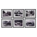 A SET OF SIX FERRARI LIMITED EDITION PHOTOGRAPHIC PRINTS