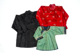 THREE ANCIENT HANFU TRADITIONAL CHINESE ITEMS OF CLOTHING
