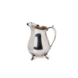 A SILVER PLATED WATER PITCHER