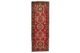 A PERSIAN KARAJA WOOL RUNNER