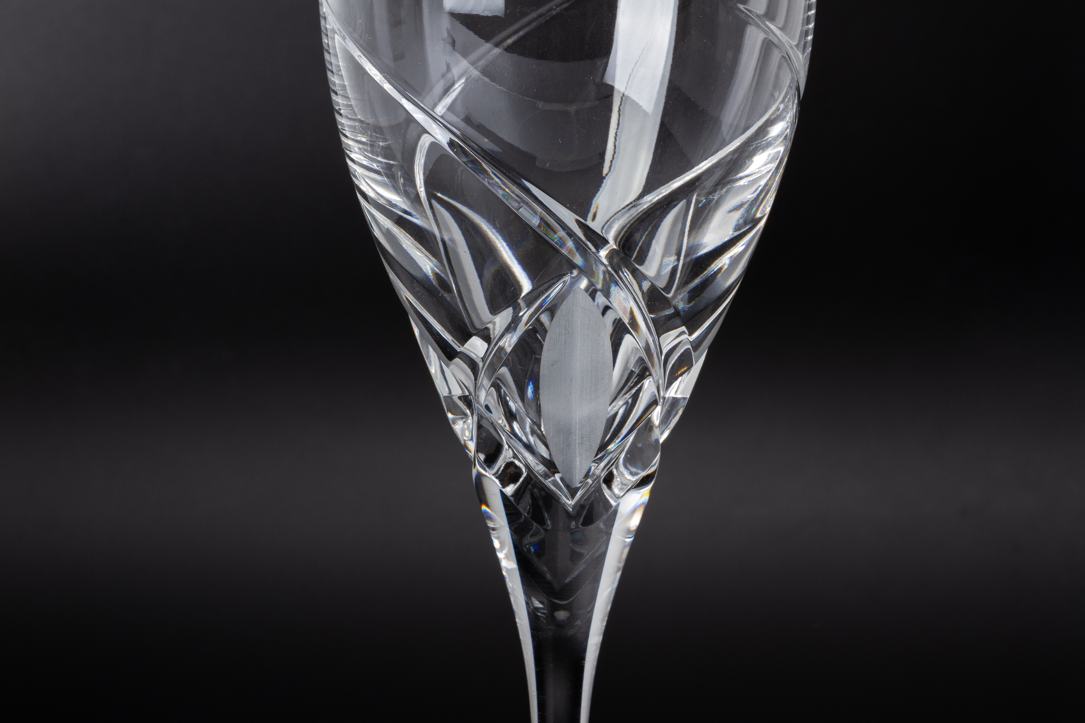 A SET OF CRYSTAL WINE GLASSES BY DA VINCI - Image 3 of 3