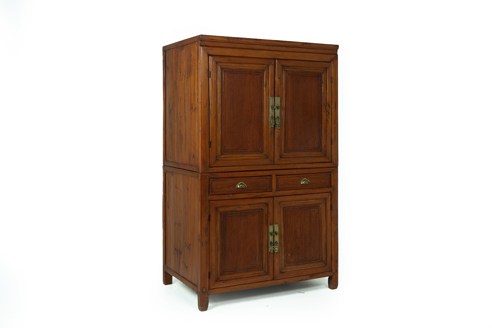 A CHINESE TEAK CABINET