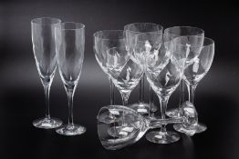 A GROUP OF KOSTA BODA 'CHATEAU' WINE GLASSES