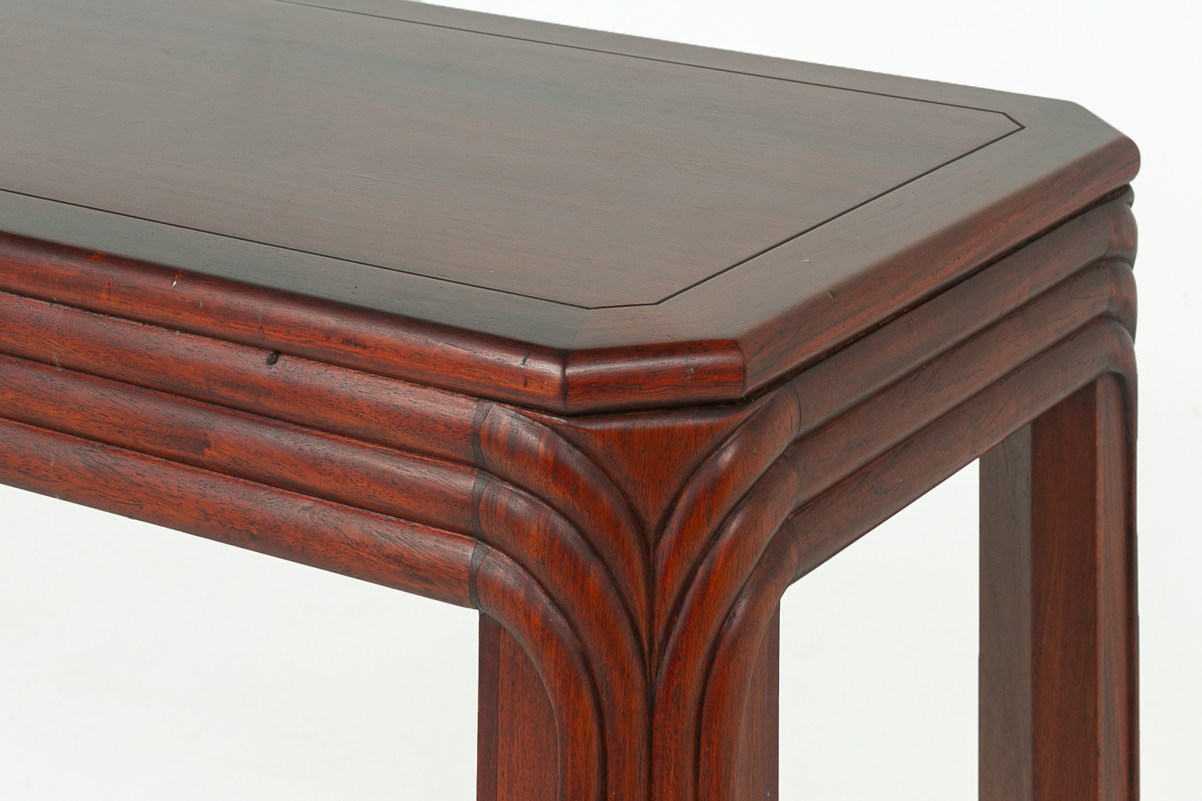 A ROSEWOOD CONSOLE TABLE - Image 3 of 3