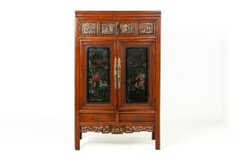 A CHINESE PAINTED CABINET