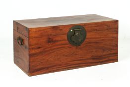 A LARGE CHINESE CAMPHOR WOOD CHEST