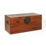 A LARGE CHINESE CAMPHOR WOOD CHEST