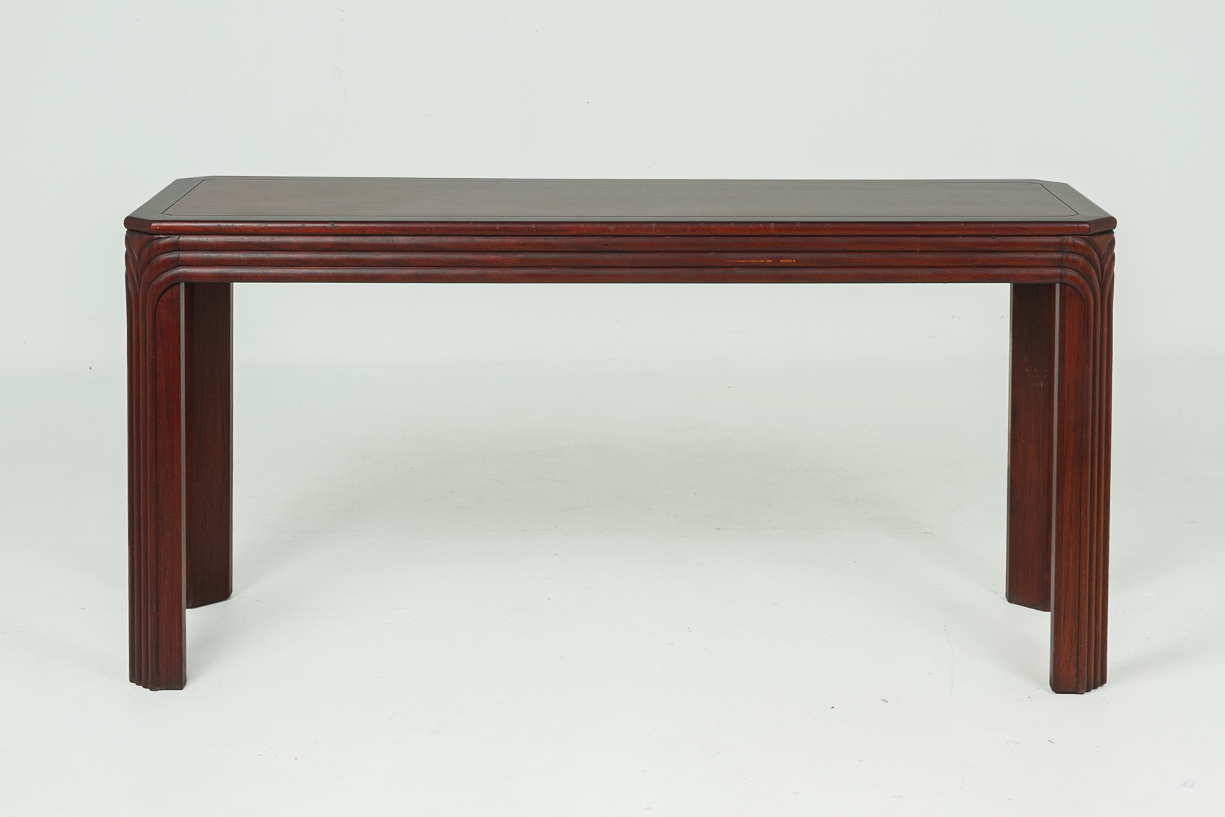 A ROSEWOOD CONSOLE TABLE - Image 2 of 3