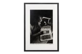 A BLACK AND WHITE PHOTOGRAPH, 'MANDALAY, BURMA 1998'