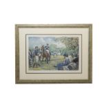 A GILBERT HOLIDAY (1879-1937) LIMITED EDITION POLO PRINT