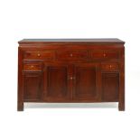 A CHINESE ROSEWOOD SIDEBOARD