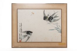 CHINESE SCHOOL, 20TH CENTURY - A STUDY OF ANGEL FISH