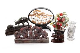 A GROUP OF ORIENTAL ITEMS